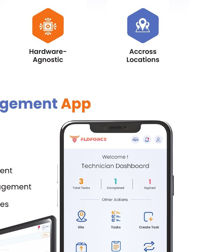 FldForce Technician Dashboard Mobile App