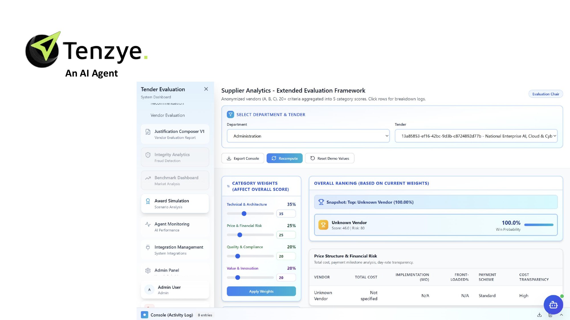 AI Agent — Supplier Analytics